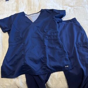 Grey's Anatomy Professional Wear in Deep Blue. Size medium